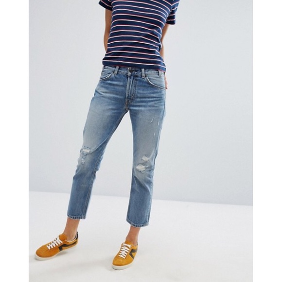levis 505 cropped jeans